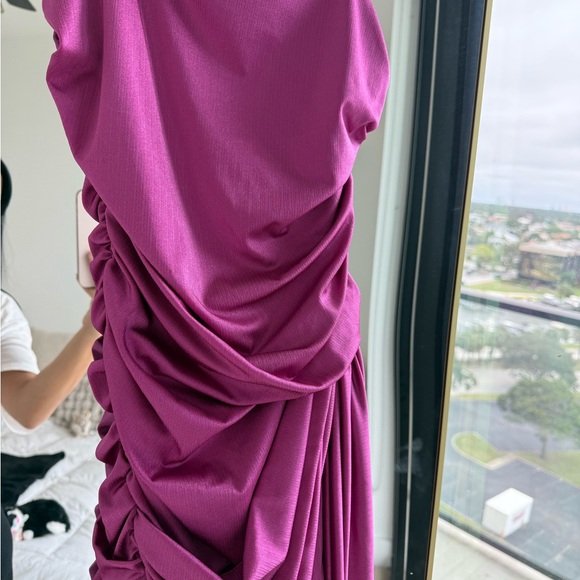 Amanda Uprichard Strapless Fuchsia Dress - Picture 5 of 6